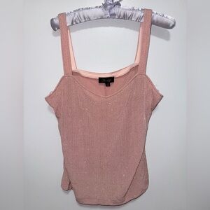 Sparkling Pink Camisole Top *small staining